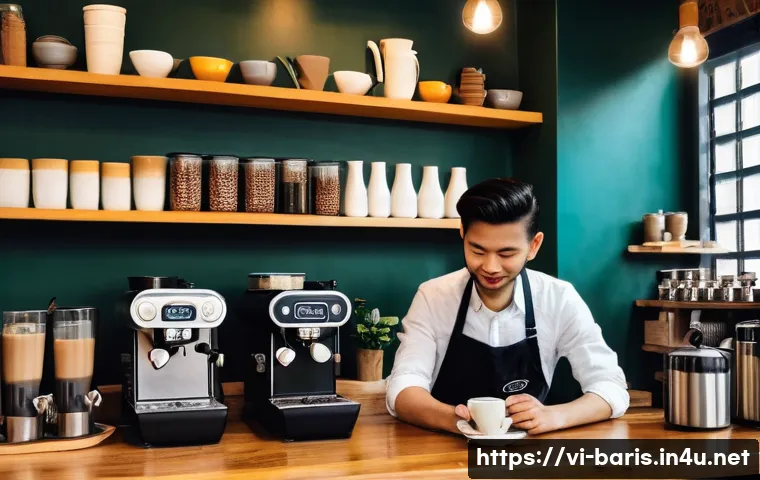 바리스타 자격증 실기 연습 장소 관련 이미지 1